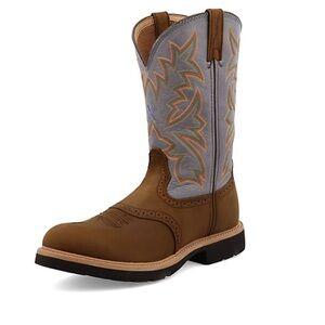Twisted X Men's U Toe Western Work Boots (MCW0002) Men’s SIZE 8D